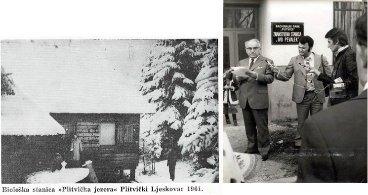 Opening of the Ivo Pevalek Scientific Station (photo, PLNP archive)